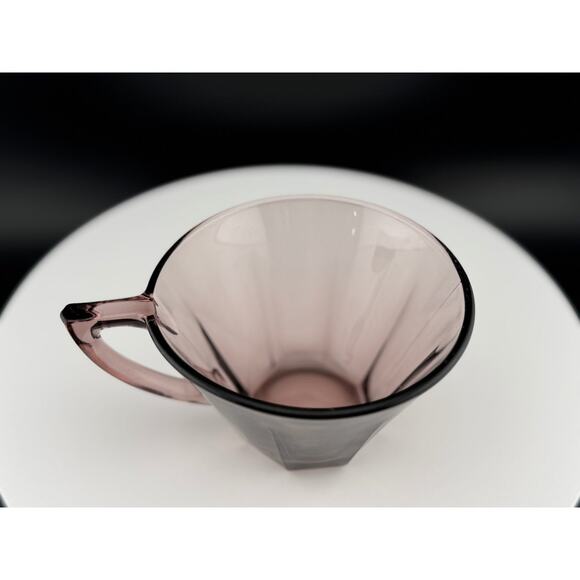 Hazel Atlas Amethyst Coffee Cup - Picture 2 of 8